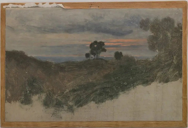 Til Olevano nær Rom - Jean-Baptiste Camille Corot