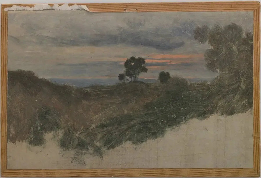 Til Olevano nær Rom - Jean-Baptiste Camille Corot