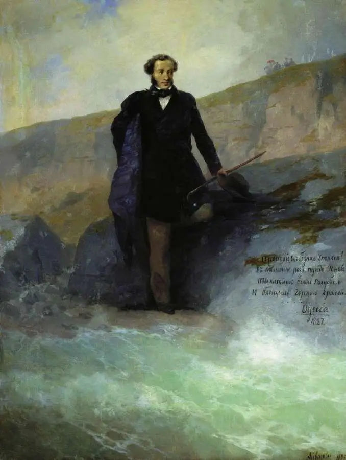A. S. Pouchkine ved Sortehavskysten - Ivan Aïvazovski