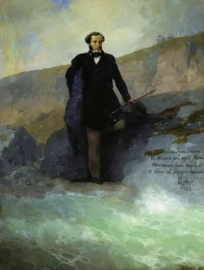 A. S. Pouchkine ved Sortehavskysten - Ivan Aïvazovski