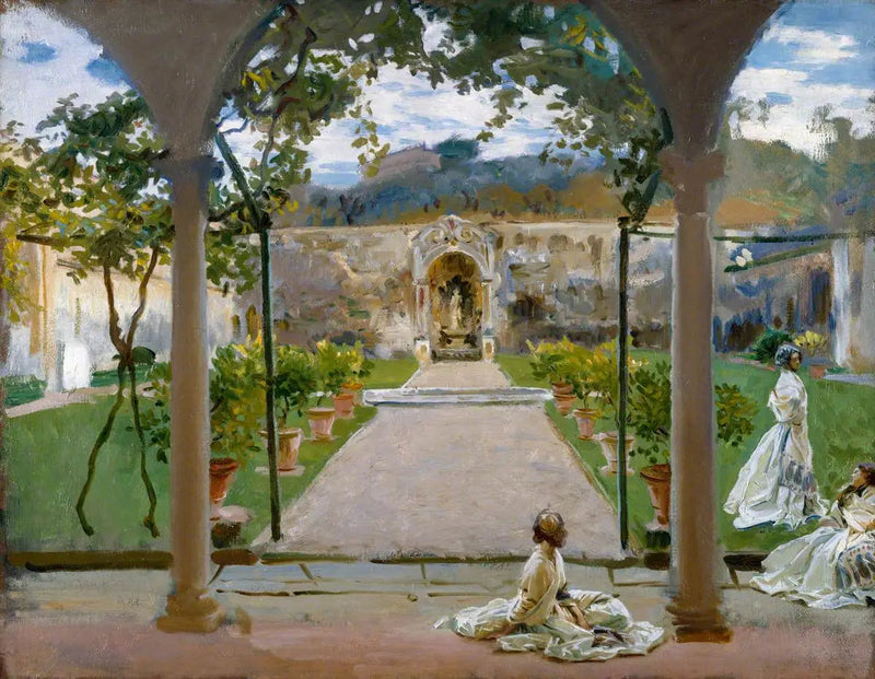 I Torre Galli: Damer i en have - John Singer Sargent