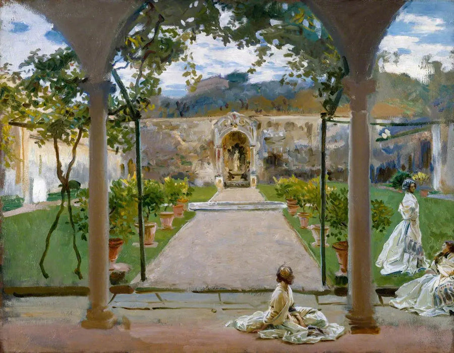 I Torre Galli: Damer i en have - John Singer Sargent