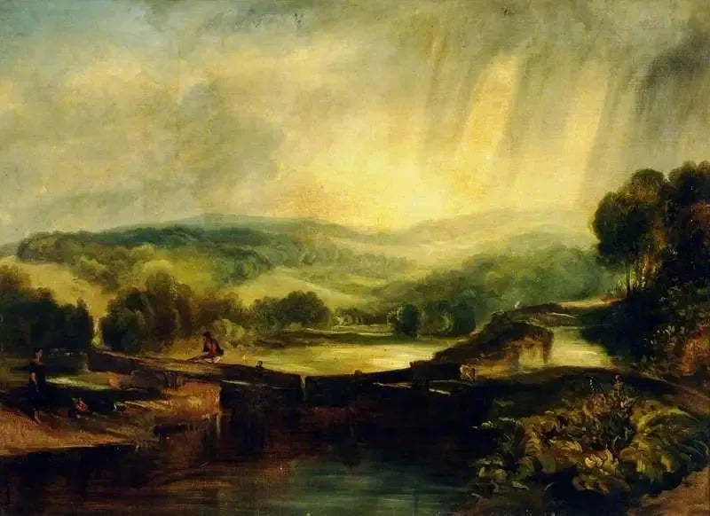 Udsigt over Colne, Moor Park, Hertfordshire - J. M. W. Turner