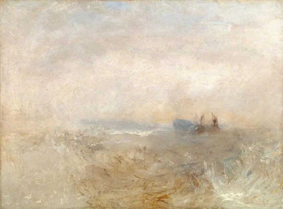 Et vrag med fiskerbåde - J. M. W. Turner
