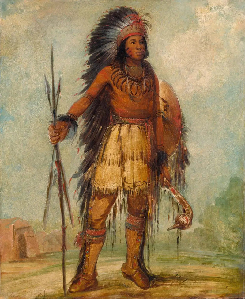 A-wun-ne-wa-be, tordenfugl - George Catlin