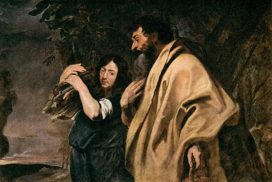 Abraham og Isak - Antoine van Dyck