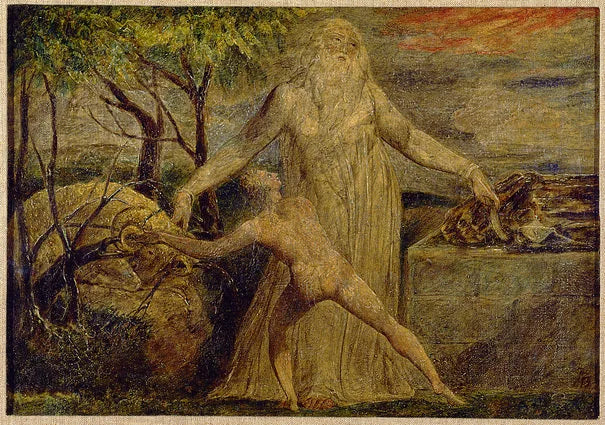 Abraham og Isak - William Blake