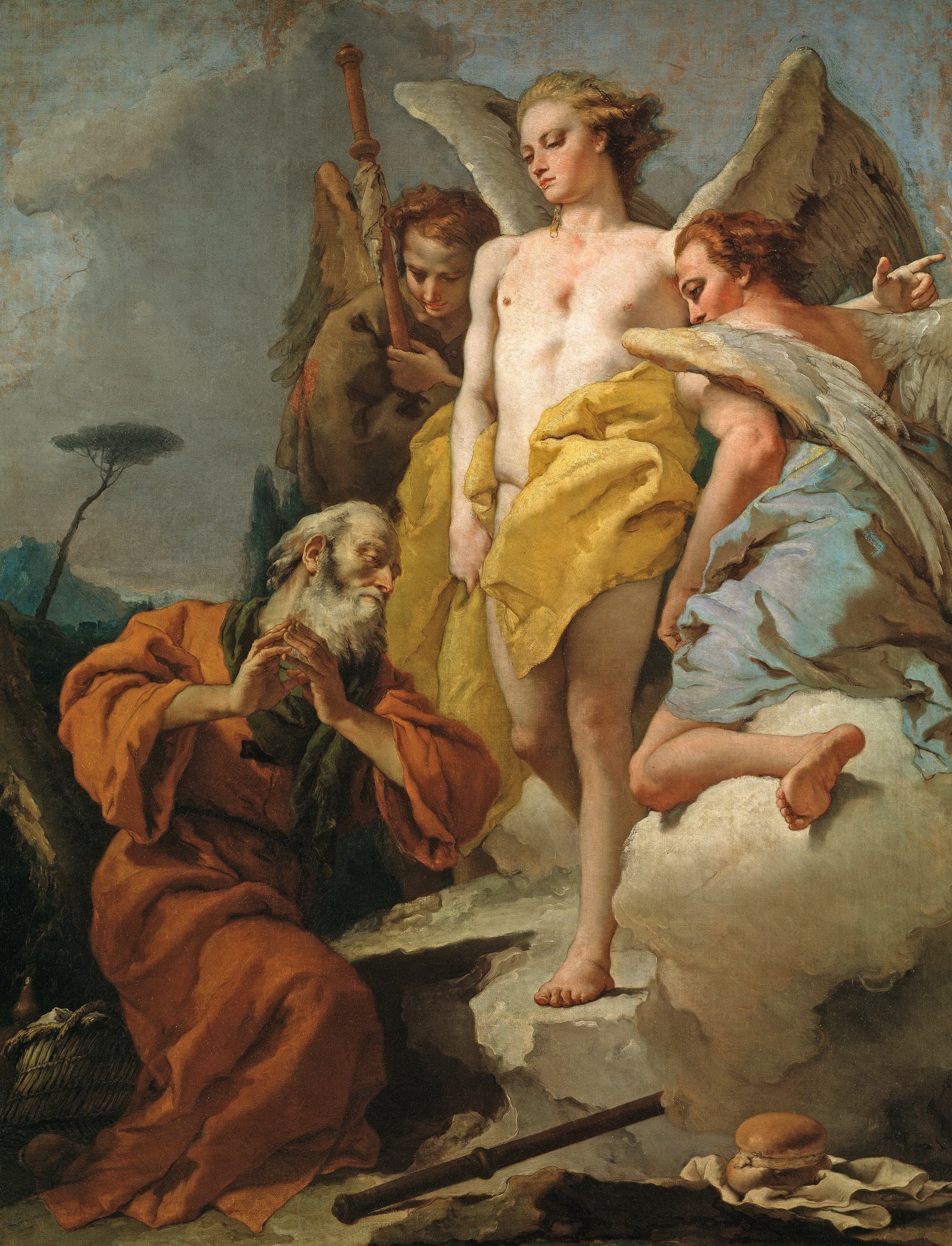 Abraham og de tre engle - Giovanni Battista Tiepolo