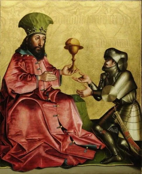 Abraham og Melkisedek - Konrad Witz