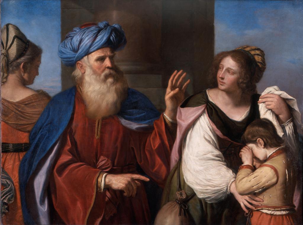 Abraham afviser Agar - Guercino