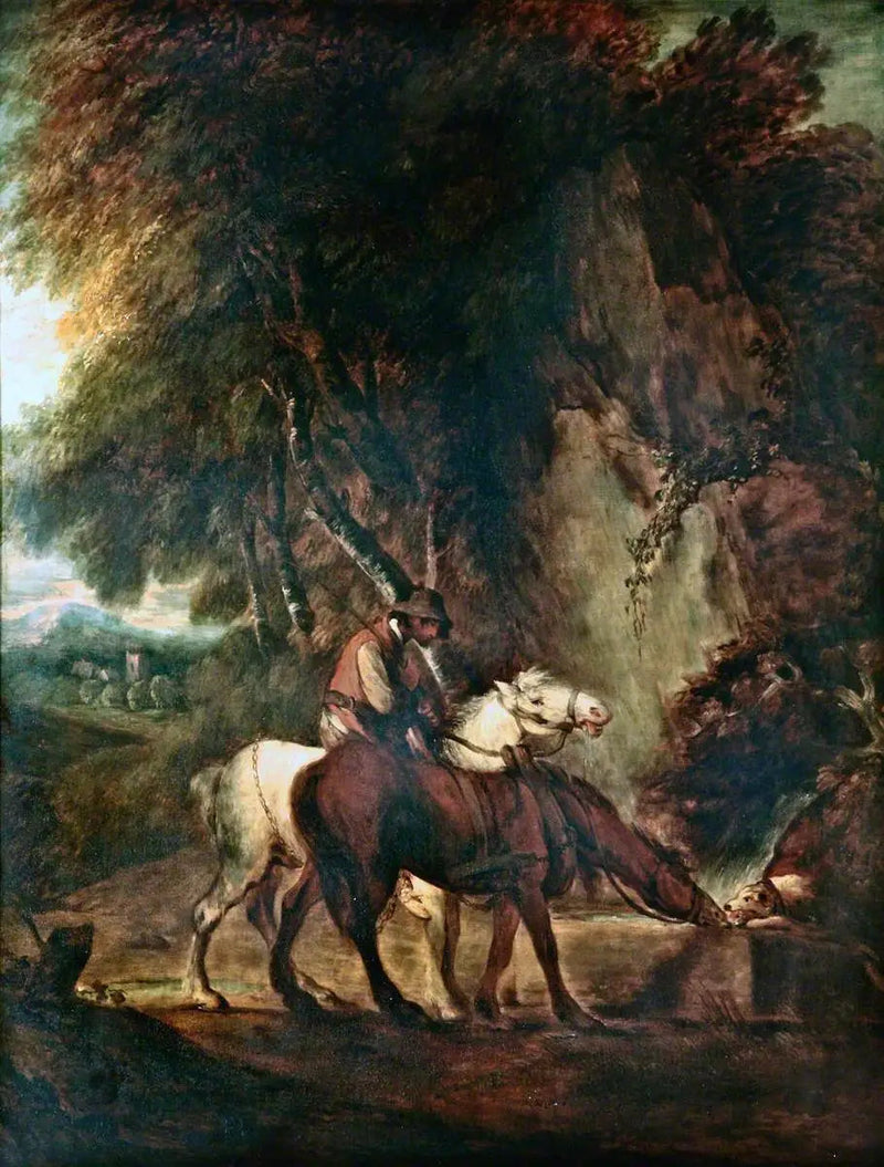 Hestevanding - Thomas Gainsborough