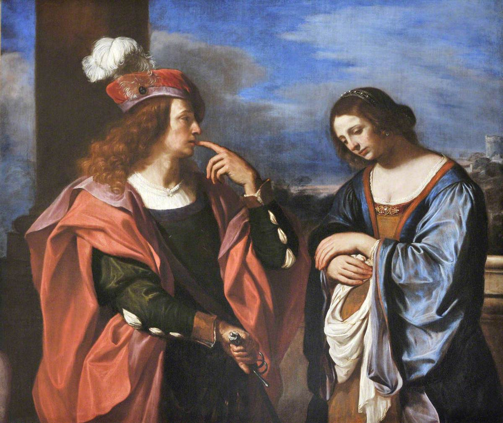 Absalom et Tamar - Guercino image 1 reproduction d’œuvre d’art à l’huile