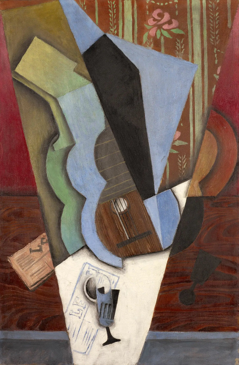 Abstraktion (Guitar og Glas) - Juan Gris