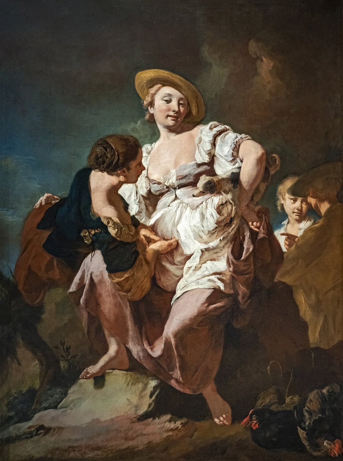 Akademiet - L'Indovina 1740-1745 - Giambattista Piazzetta - Giovanni Battista Piazzetta