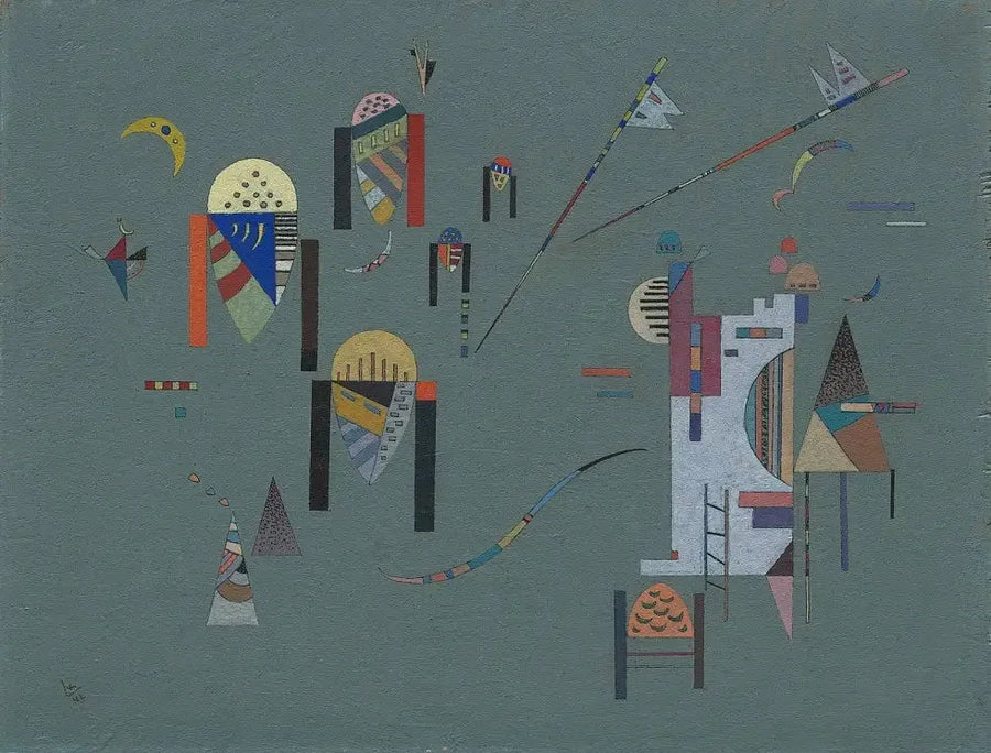 Vertikale accenter - Vassily Kandinsky