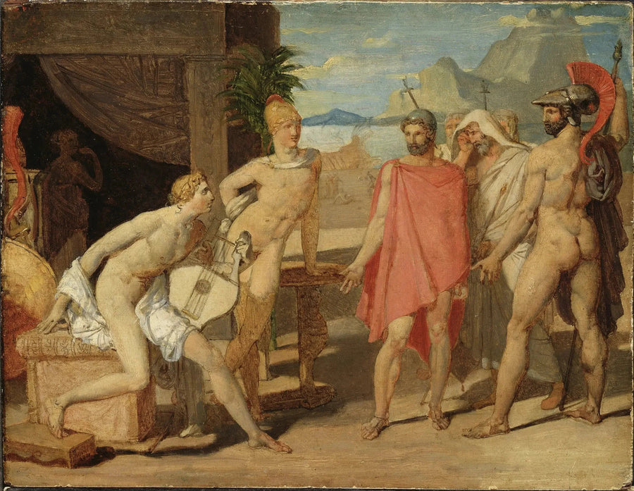 Achille modtager Agamemnons ambassadører - Jean-Auguste-Dominique Ingres