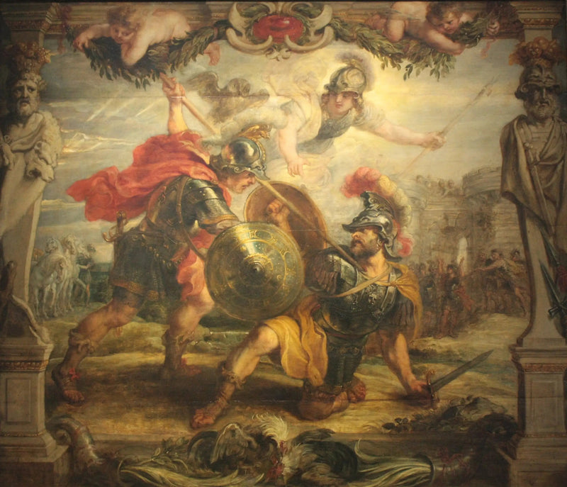 Achille sejrende over Hektor - Peter Paul Rubens