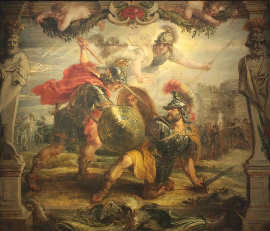Achille sejrende over Hektor - Peter Paul Rubens