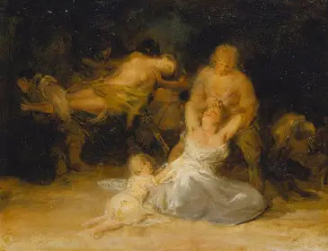 Voldshandling mod to kvinder - Francisco de Goya