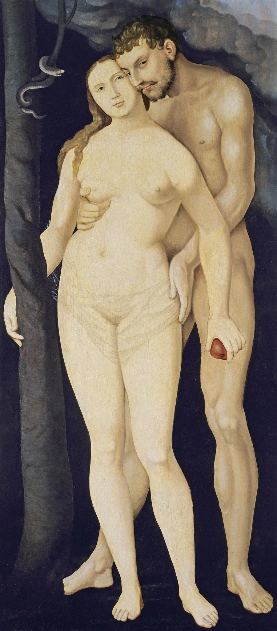 Adam og Eva. - Hans Baldung Grien