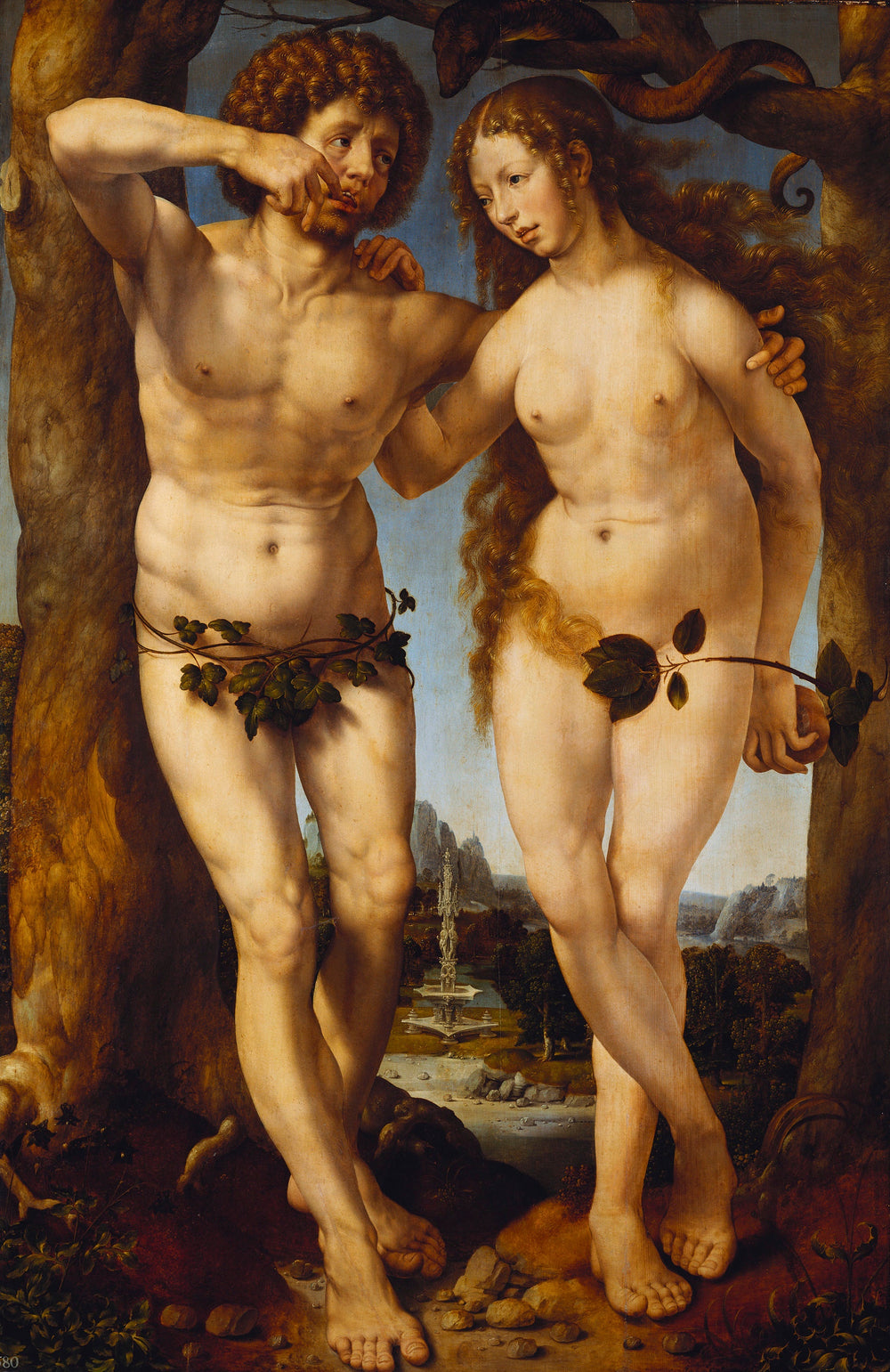 Adam et Ève - Jan Gossaert - Alpha Reproduction