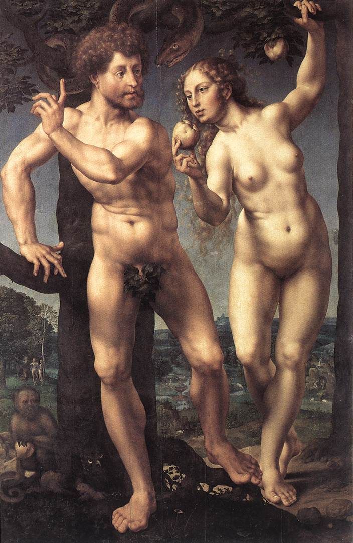 Adam og Eva - Jan Gossaert