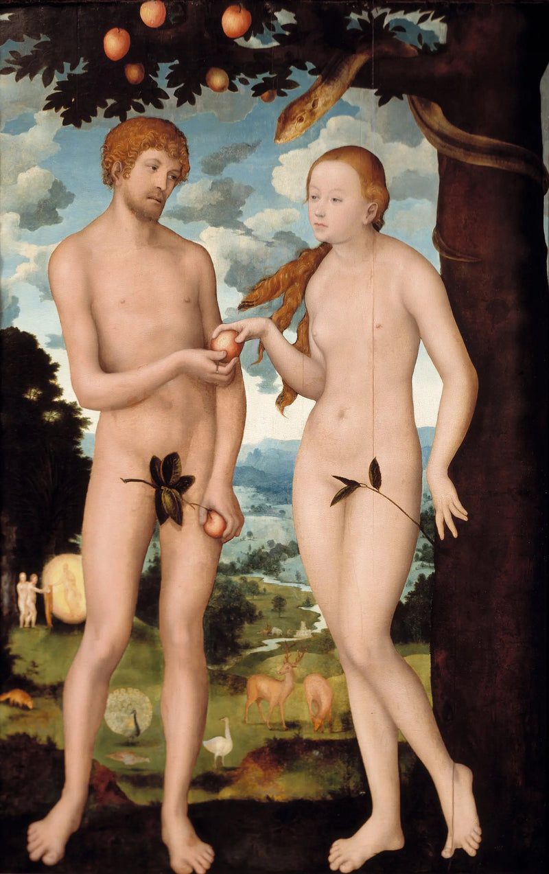 Adam og Eva - Lucas Cranach den Ældre