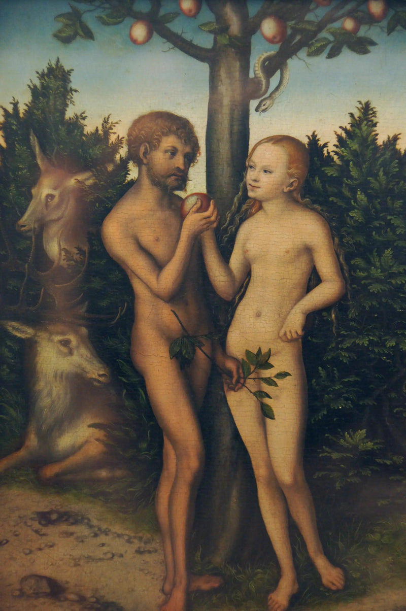 Adam og Eva - Lucas Cranach den Ældre