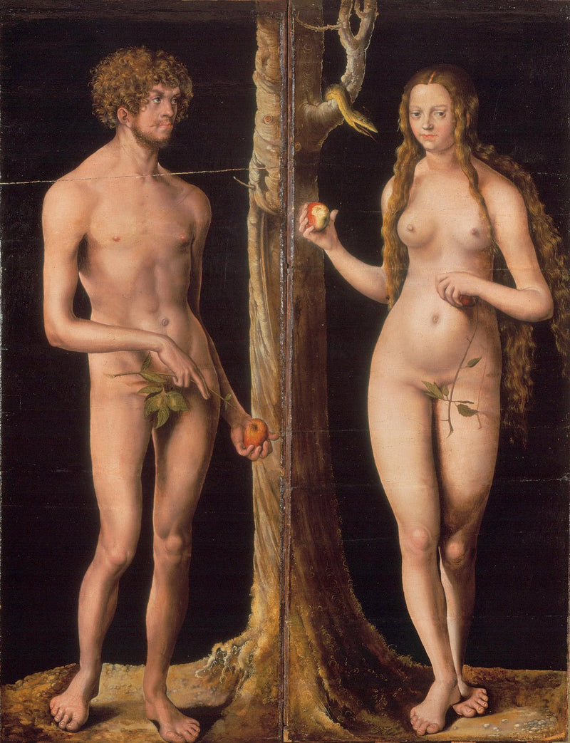 Adam og Eva - Lucas Cranach den Ældre