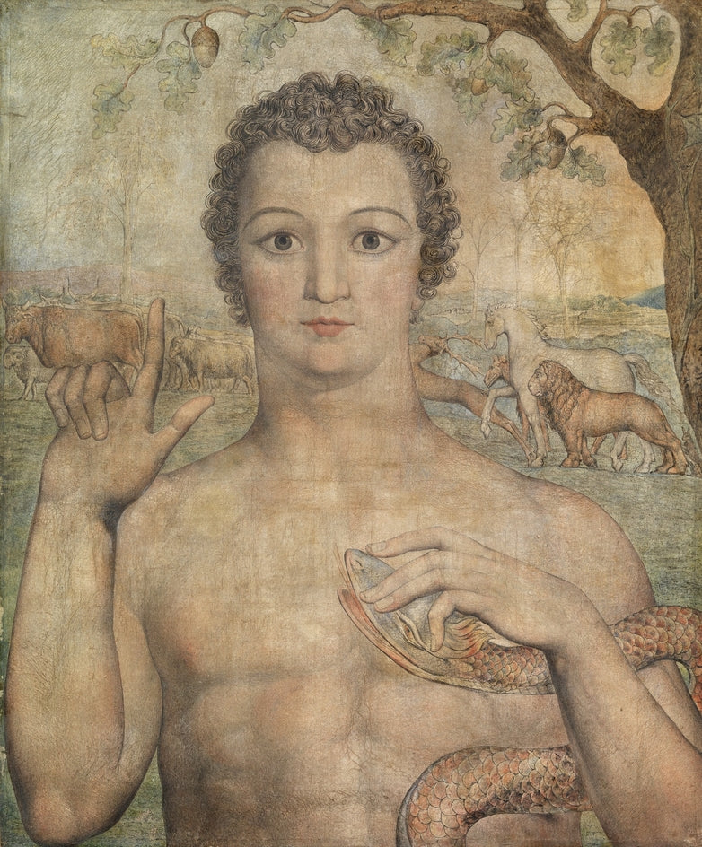 Adam navngiver dyrene - William Blake