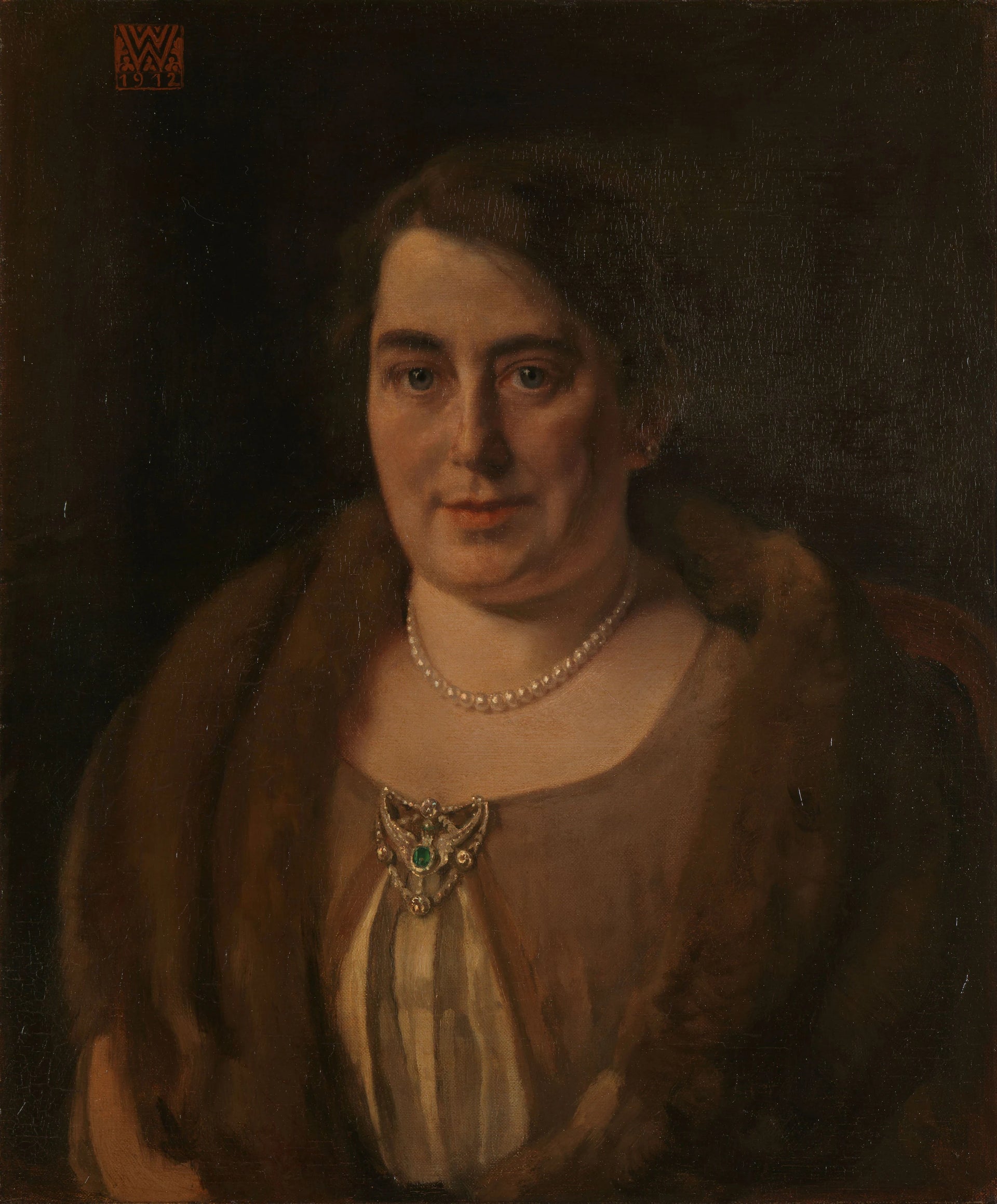 Adèle van Meekren, la seconde épouse d'Andries van Wezel - Willem Witsen