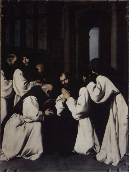 Farvel fra Fader Juan de Carrión - Francisco de Zurbarán