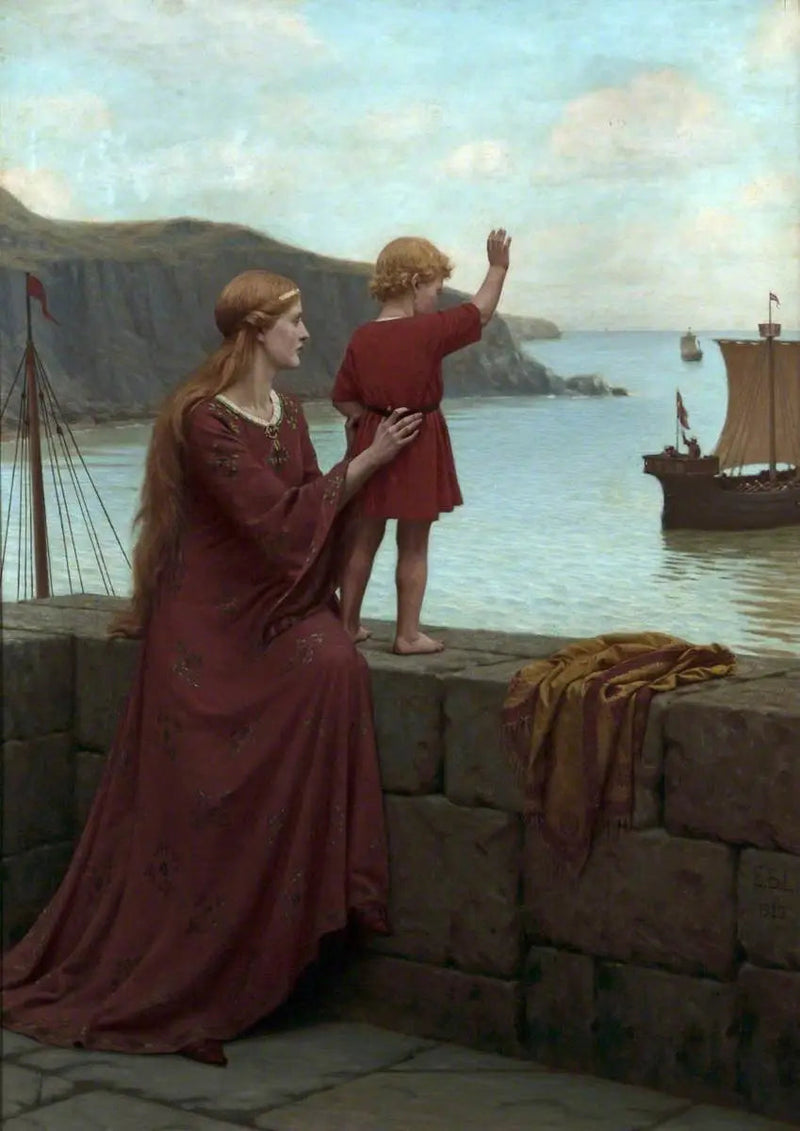 Farvel - Edmund Blair Leighton