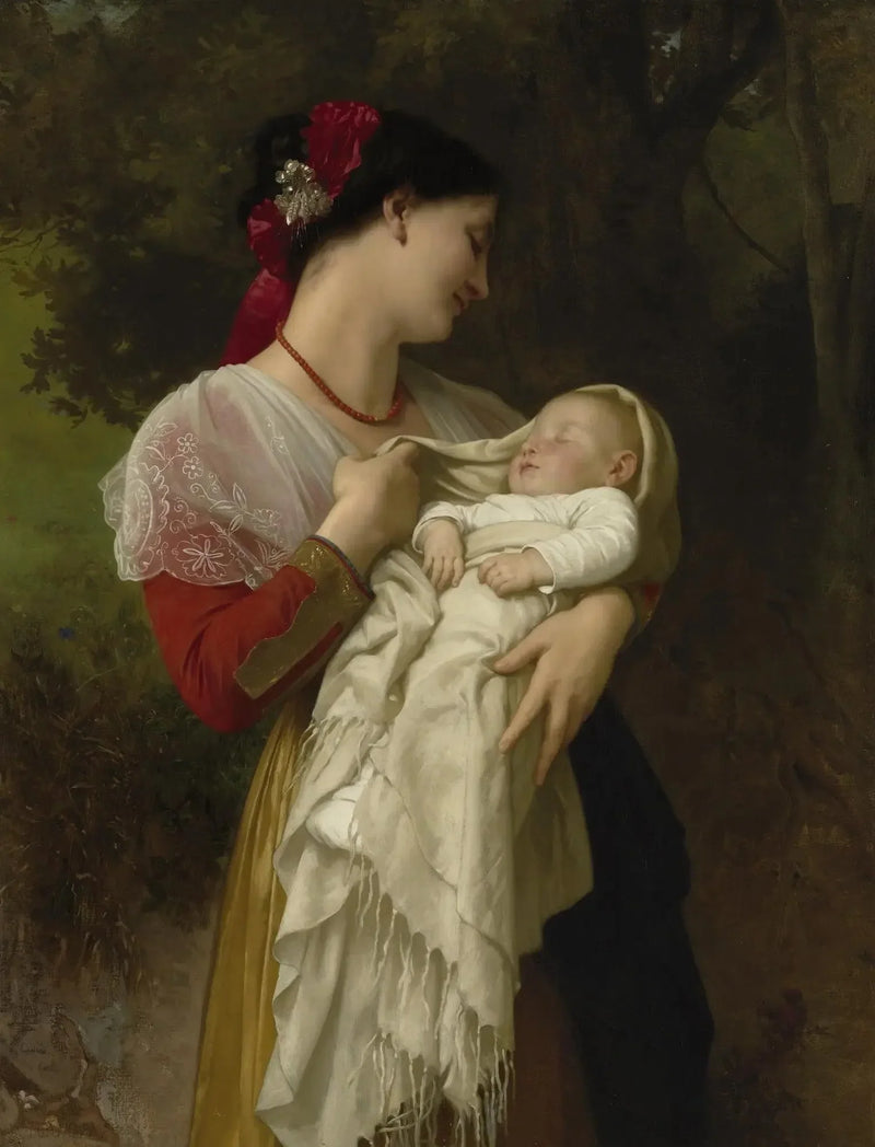 Moderlig beundring - Bouguereau