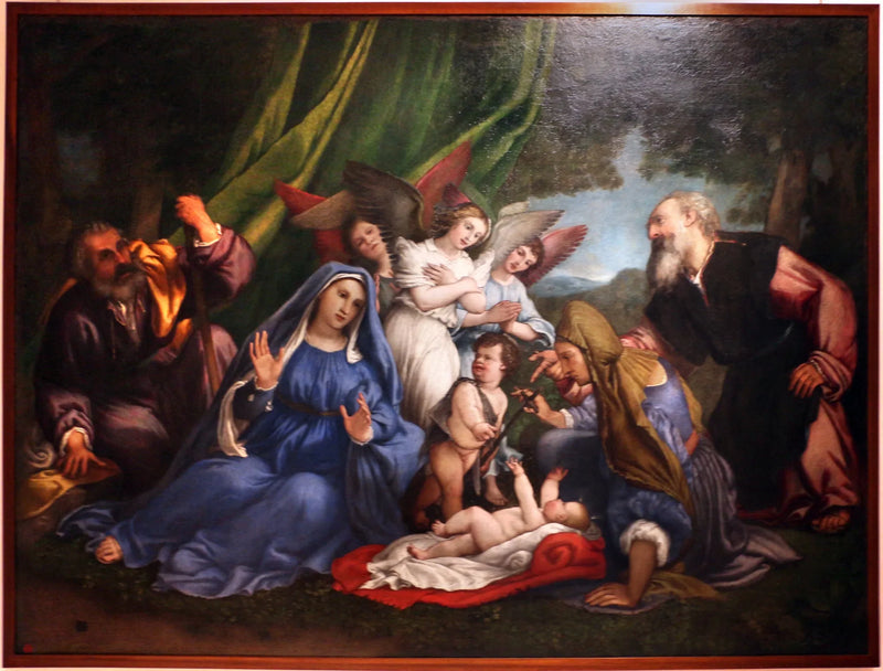 Barnets tilbedelse - Lorenzo Lotto