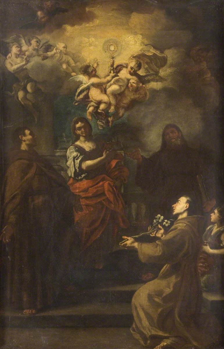 Adoration af Eukaristien - Francesco Solimena