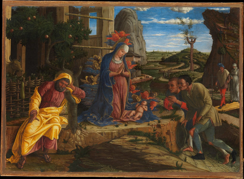 Betagelse af hyrderne - Andrea Mantegna