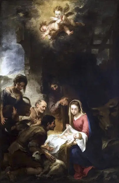 Betagelse af hyrderne - Bartolomé Esteban Murillo