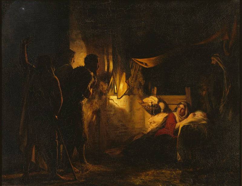 Betagelse af hyrderne - Carl Heinrich Bloch