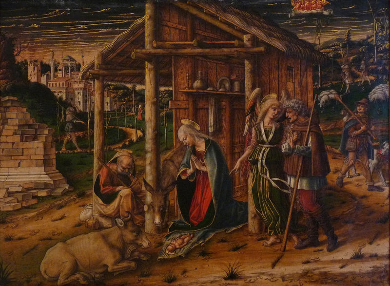 Betagelse af hyrderne - Carlo Crivelli