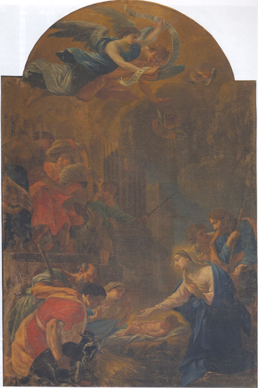 Betagelse af hyrderne - Simon Vouet