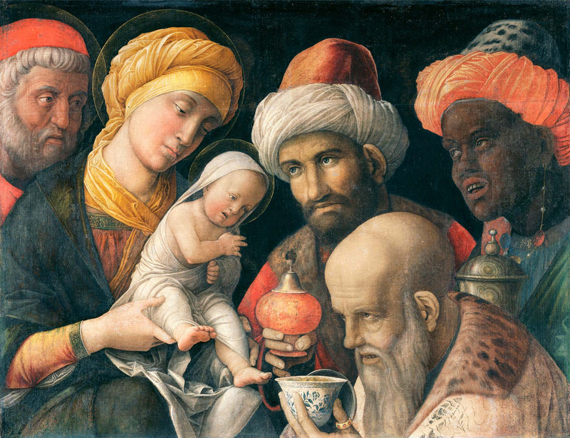 Magernes tilbedelse - Andrea Mantegna