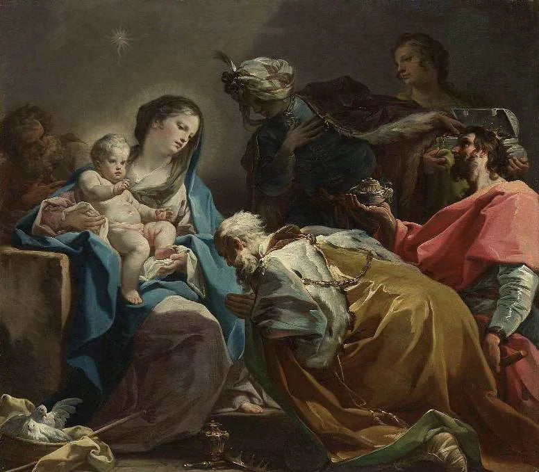 Magernes tilbedelse - Corrado Giaquinto