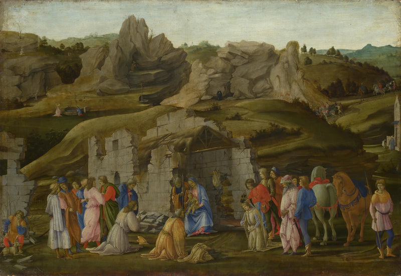 Magernes tilbedelse - Filippino Lippi