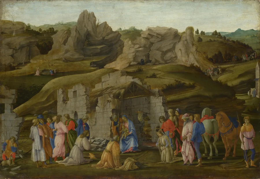 Magernes tilbedelse - Filippino Lippi