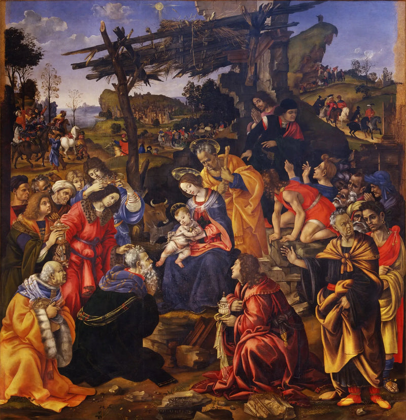 Magernes tilbedelse - Filippino Lippi