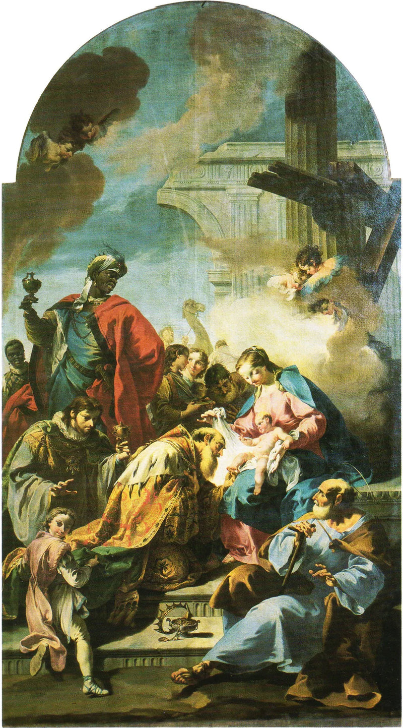 Magernes tilbedelse - Giovanni Battista Pittoni