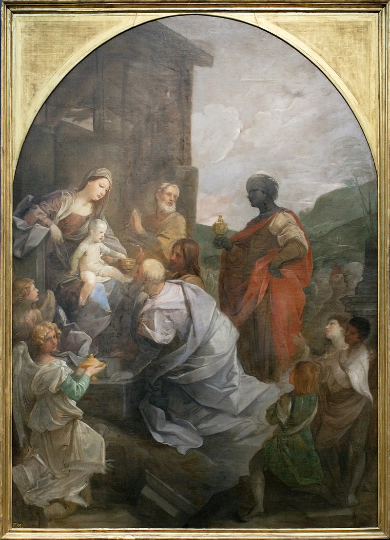 Tilbedelse af de vise mænd - Guido Reni