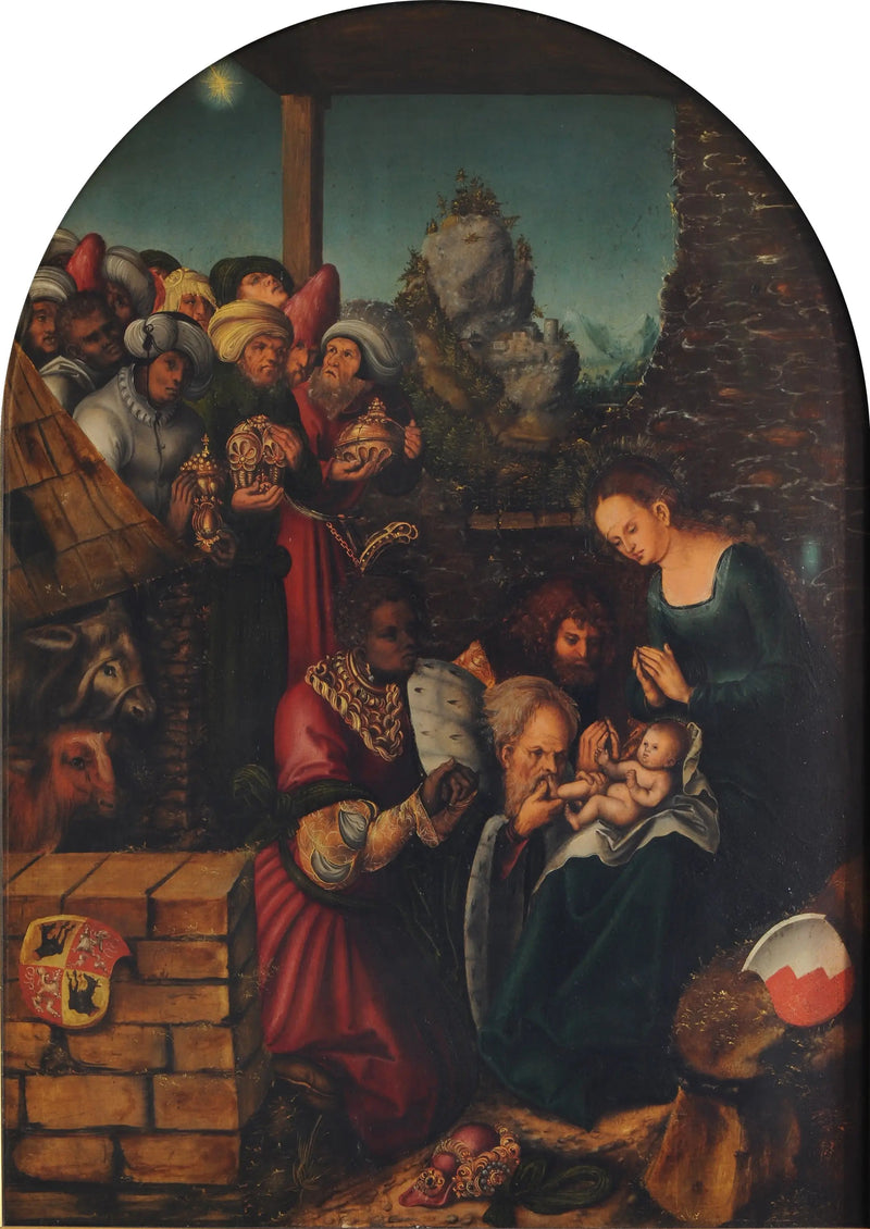 Tilbedelse af de vise mænd - Lucas Cranach den Ældre