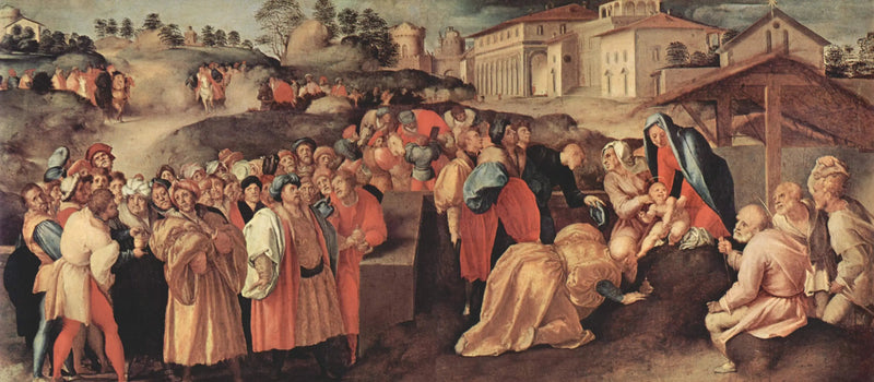 Betagelse af de vise mænd - Pontormo